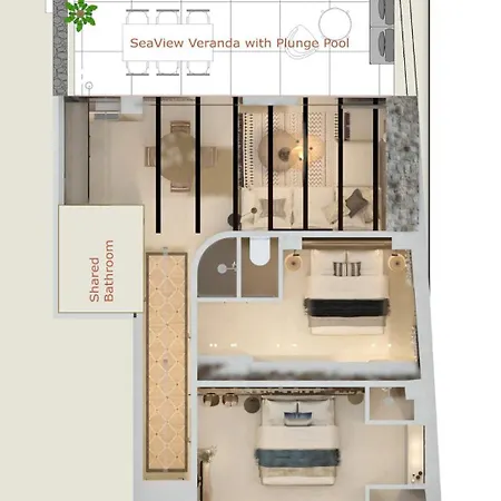 Apartamento Kimata Beachfront Retreats, With Private Plunge Pools, By Thinkvilla